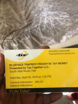 HMU OPENING FOR BLUEFACE 4/20