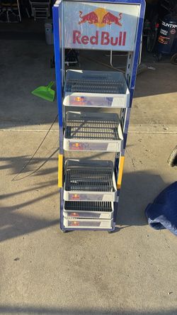 Red Bull Retail Display Rack Stand