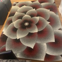 Gigantic & Beautiful Floral Rug For Sale