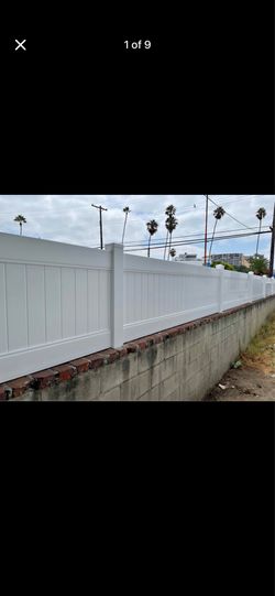 2’ x 8’ White PVC Fence Topper Panel | Premium Vinyl | In Stock
