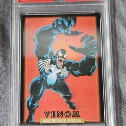 Venom marvel masterpieces platinum LENTICULAR VENOM PSA