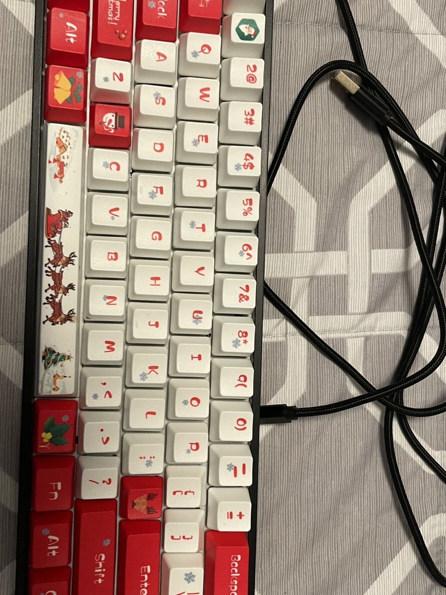 Gk61 Custom switches And Key Caps