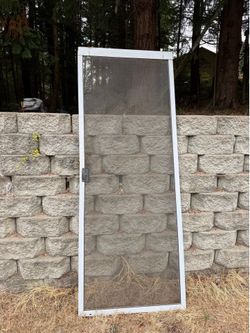 FREE SCREEN DOOR 30” x 77 1/2”