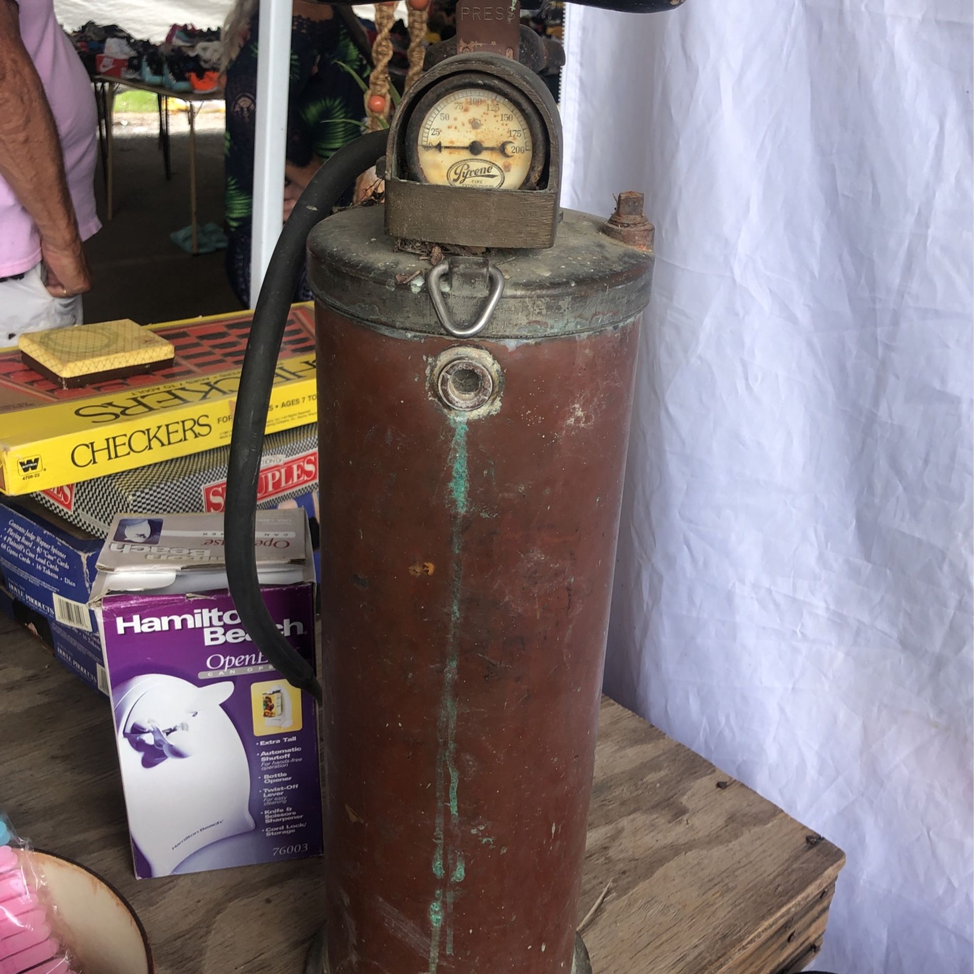 Copper Fire Extinguisher