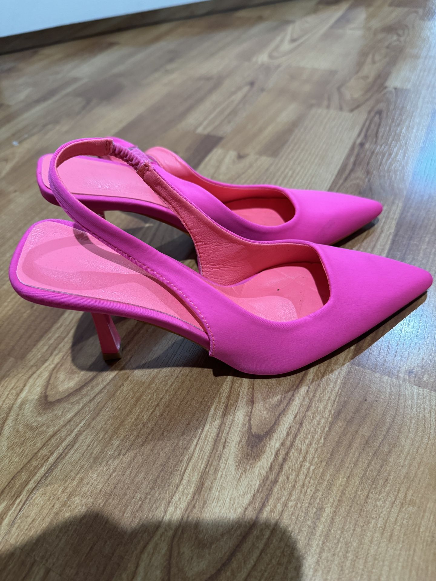 Women Hot Pink Heels 