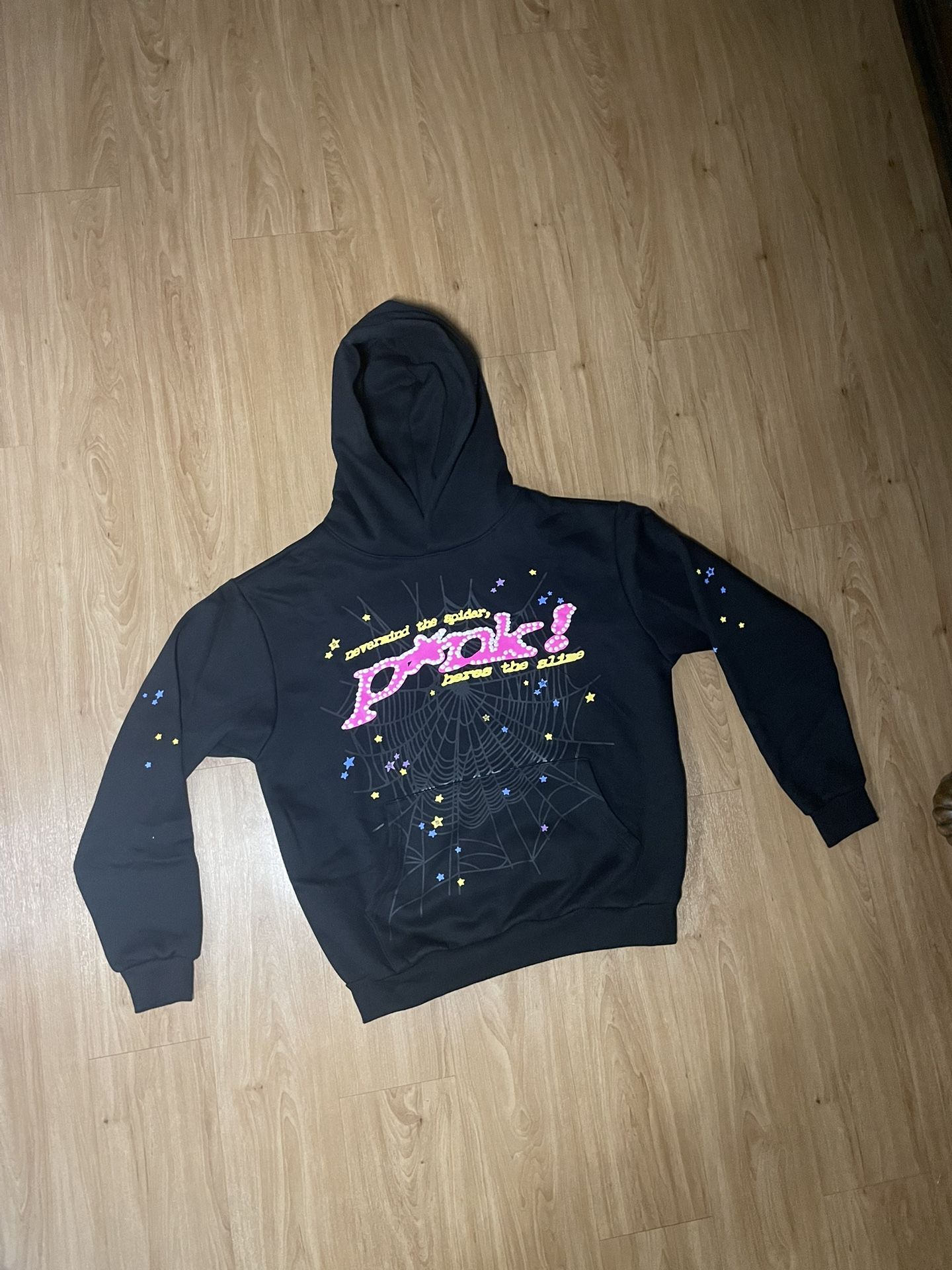 Black Punk Spider Hoodie