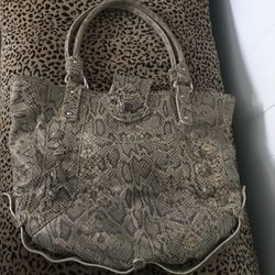 Snake skin purse