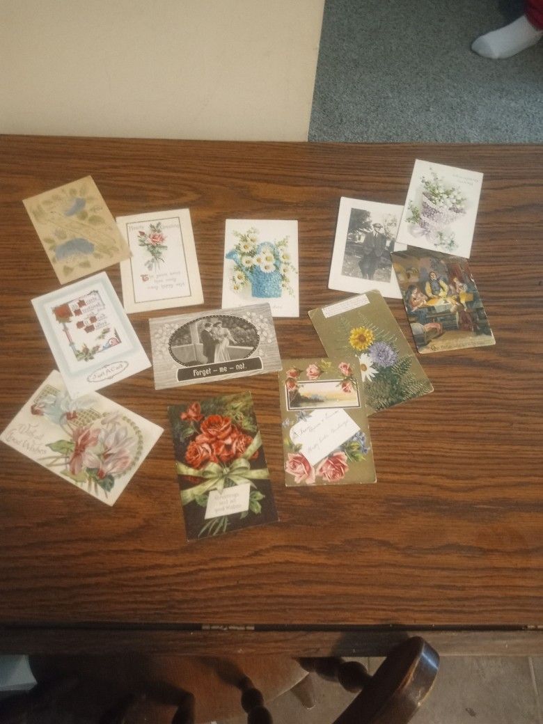 Set Of Antique Postcards 1900s Including 1 Rppc