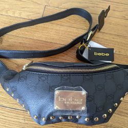 Bebe Fanny Pack / Purse Black Brand New