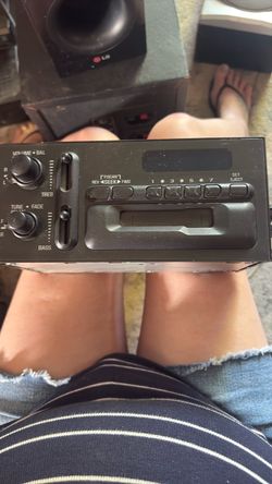 Delco AM FM cassette car radio