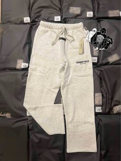 White Light oatmeal relaxed essential sweats