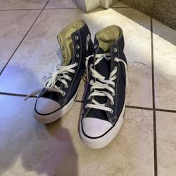 Black Leather Converse S10