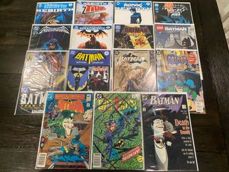 DC Comic Book Lot - Batman Nightwing Titans