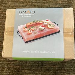 Umaid Himalayan Salt Block With Tray.  Unused In Original Packaging 