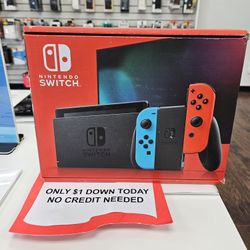 Nintendo Switch V2 Gaming Console New -PAYMENTS AVAILABLE-$1 Down Today 