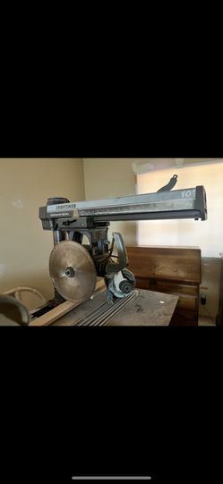 Craftsman Contractor Series 10” Radial Arm Saw