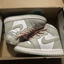 Jordan 1 Seafoam Toddler Shoes Size 5c