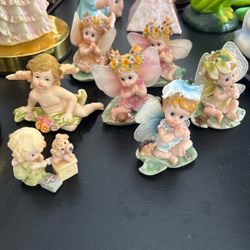 Mini fairy statues