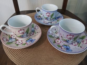 Set of 3 TEACUPS