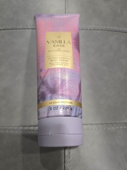 NEW BATH & BODY WORKS BODY CREME VANILLA EASE 48 HR MOISTURE