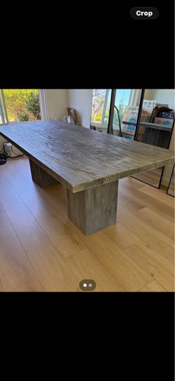 Arhaus Dining Table- oak gray tones!