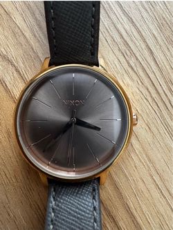 Women’s Nixon Watch with Leather Strap