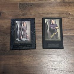 Star Trek: Enterprise Autographed Plaques - Jolene Blalock (T'Pol) and Dominic Keating