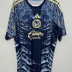 2025-2026 Adidas Club America away blue jersey