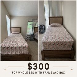 Selling a set of 2 twin beds together