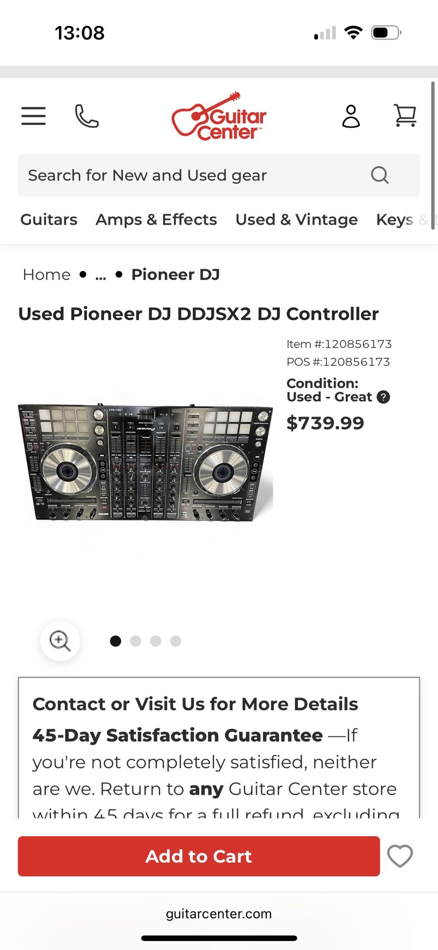 Turntable Ddjsx2 Pioneer
