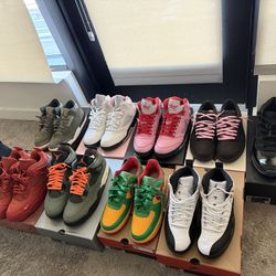 AIR JORDAN & NIKE HEATER SNEAKER LOT 
