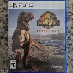 Jurassic World Evolution 2 Playstation 5 PS5 Video Game and Case