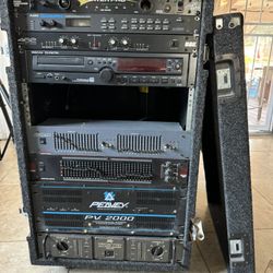 Stocked Rack Amp Case 