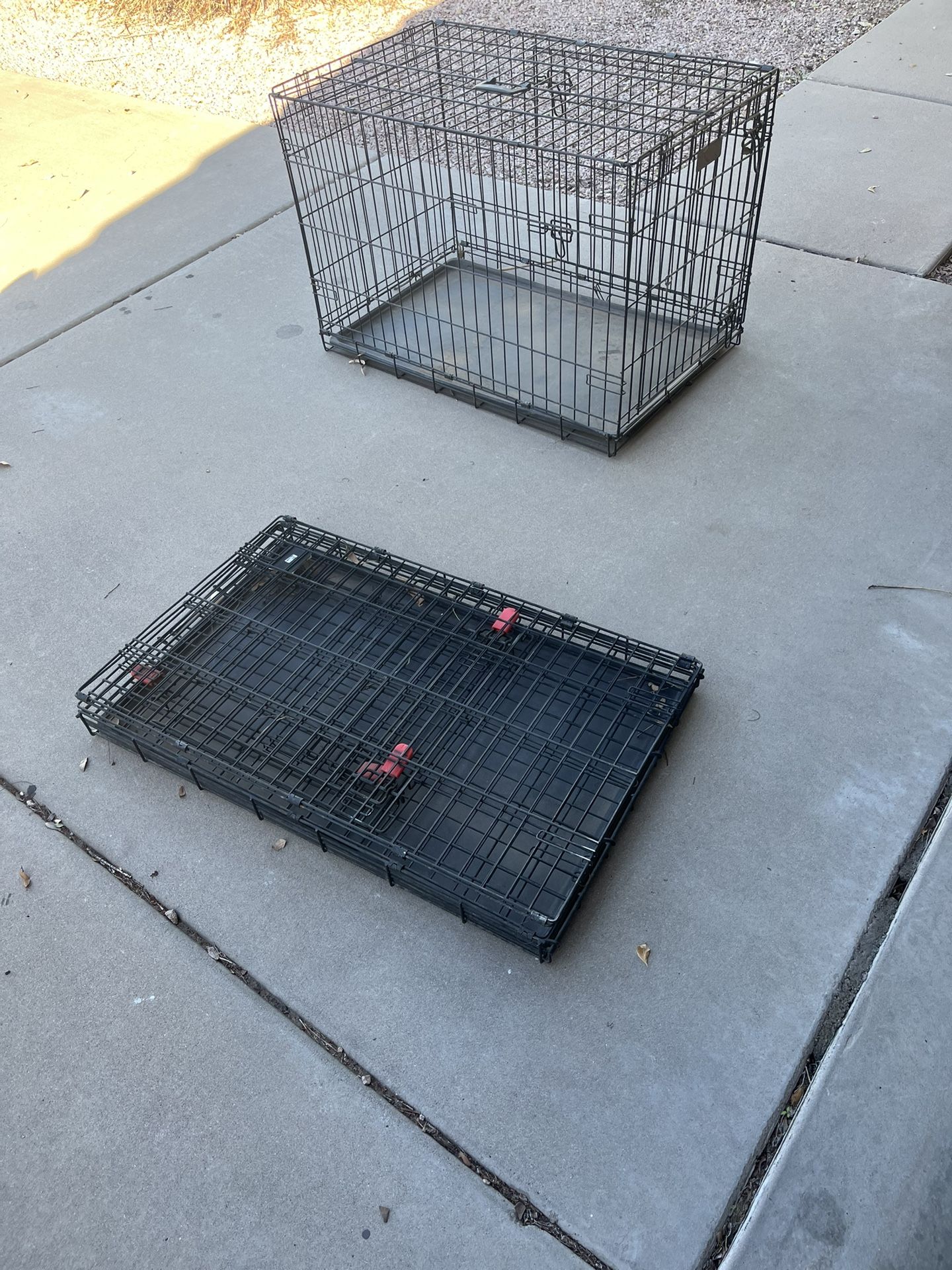 2 Medium Size Dog Crates