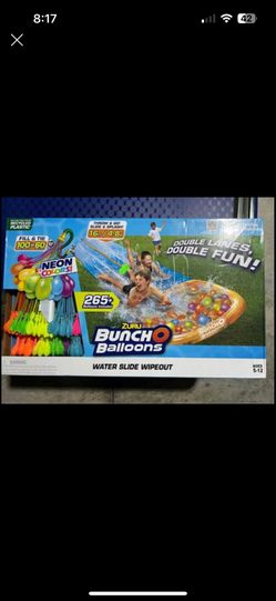 Water Balloons and Slide