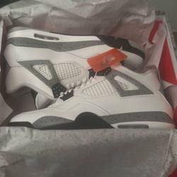 Jordan Retro 4 Cement Size 12 New 