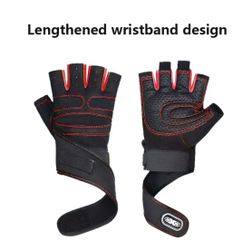 Fitness Half Finger Gloves Men and Women Wrist Guard Sports