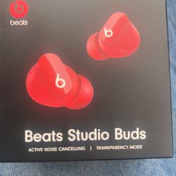 Beats Studio Buds -red