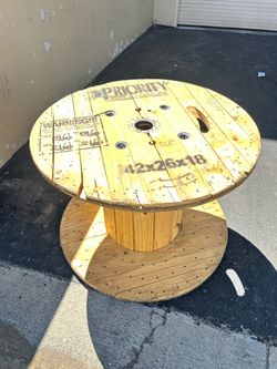 Wood Spool 42x26x18