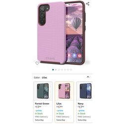 Samsung S23 CRAVE Phone Case NEW PINK LILAC