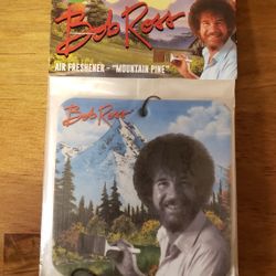 Bob Ross Hanging Car Air Freshner 