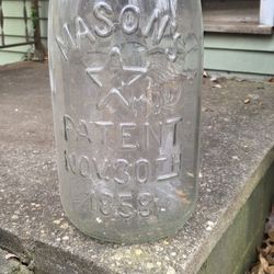 Vintage Large Mason Jar 