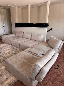 Large Sectional Sofa w/Speakers
