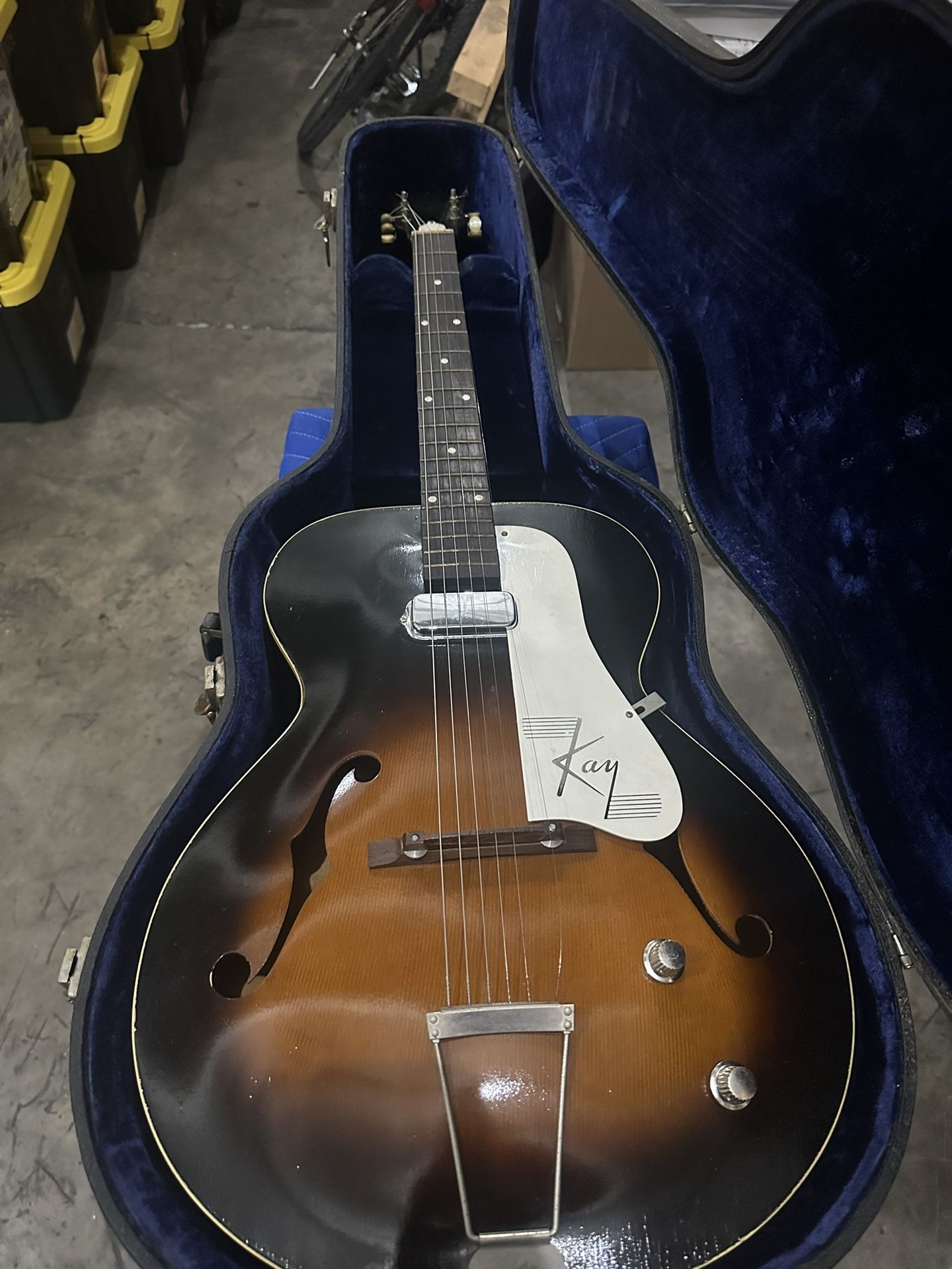 1962 Kay N-2 Archtop Electric Guitar 