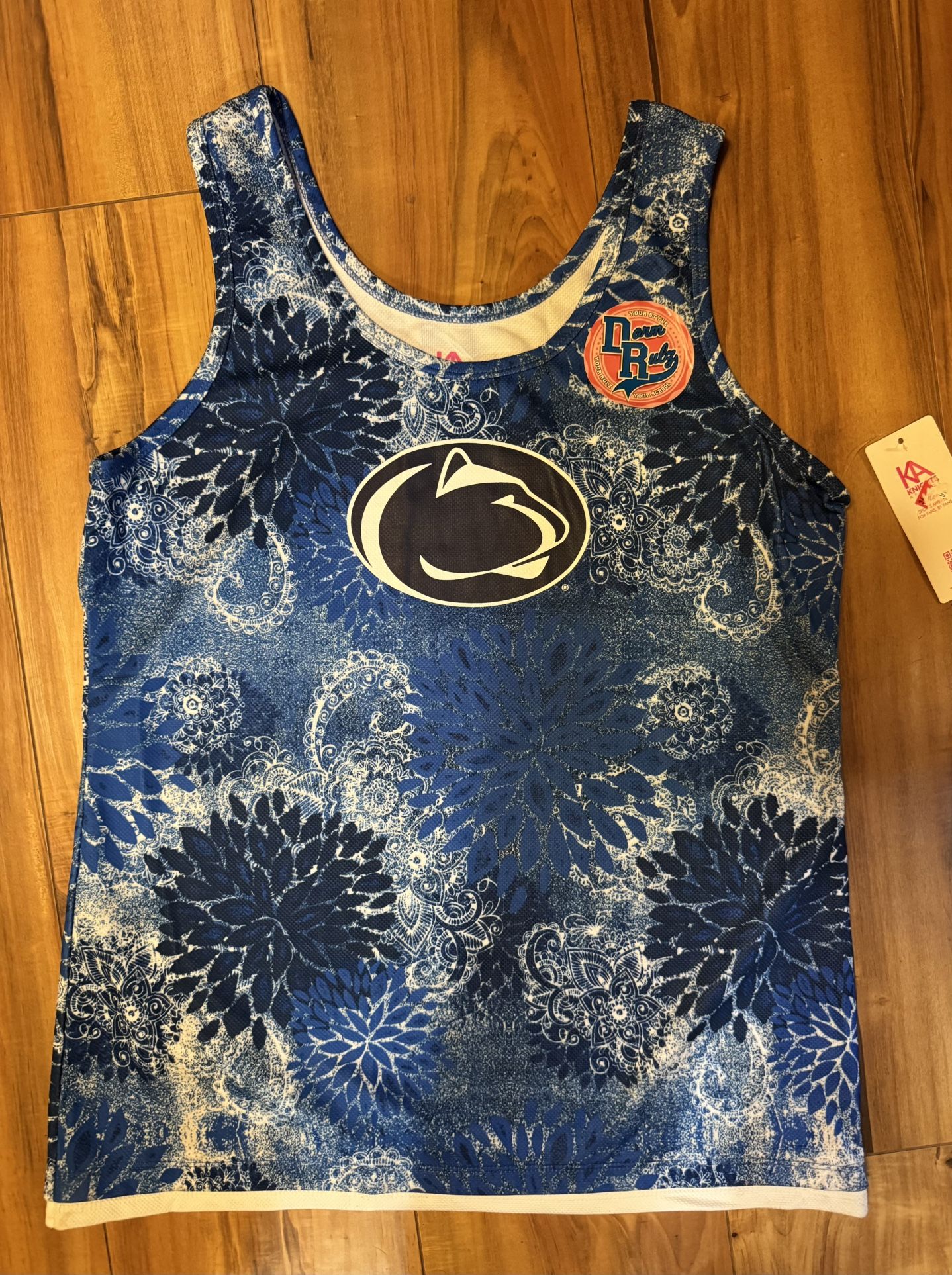 Penn State Womens LRG Floral Paisley Sleeveless Tank Top Knights Apparel NEW
