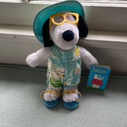 Beach Beagle Belle Peanuts Plush Doll