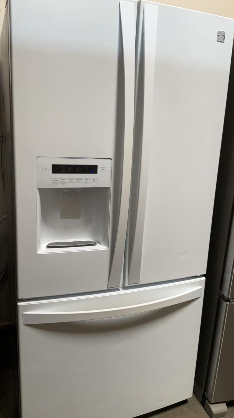 Kenmore 3-Door White Refrigerator