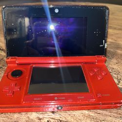 Nintendo 3DS console ( Used), Pearl Red 
