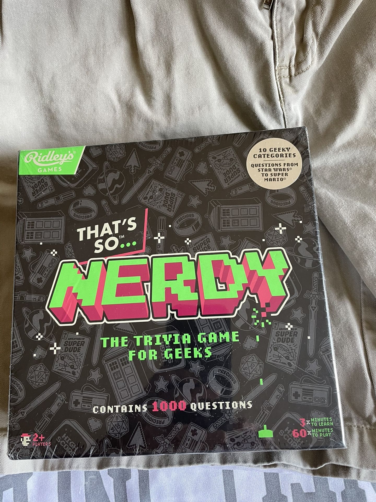 That’s So Nerdy Trivia Game. Brand New !