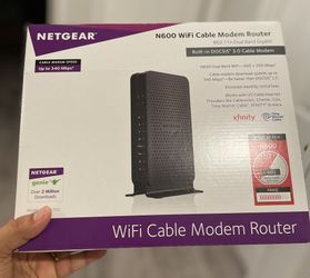 N600 Wifi Cable Modem Router